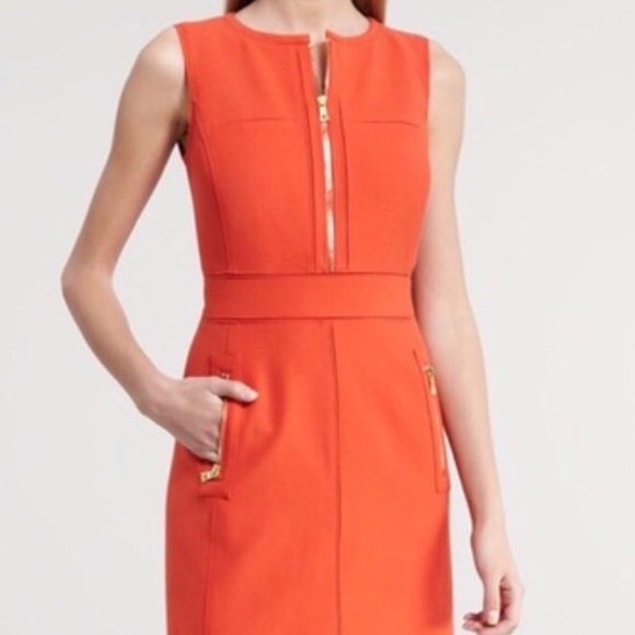 tory burch orange dress